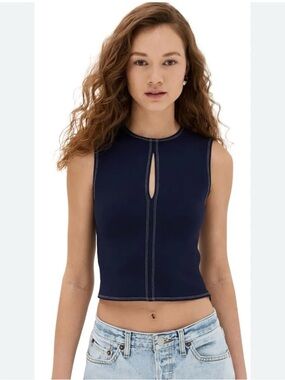 Reformation Carsyn knit top XS